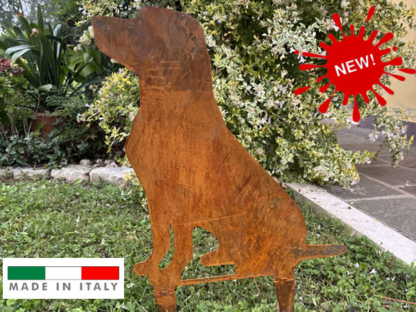 cane-corten-animale-giardino-lamiera