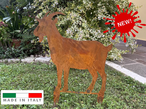 capretta-animale-giardino-lamiera