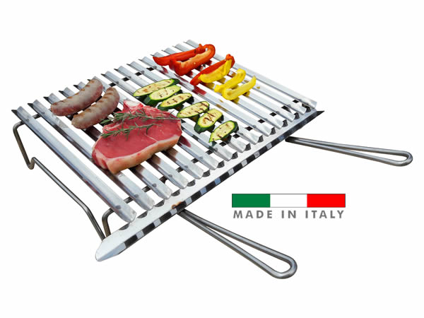 Produzione graticola in acciaio inox per barbecue